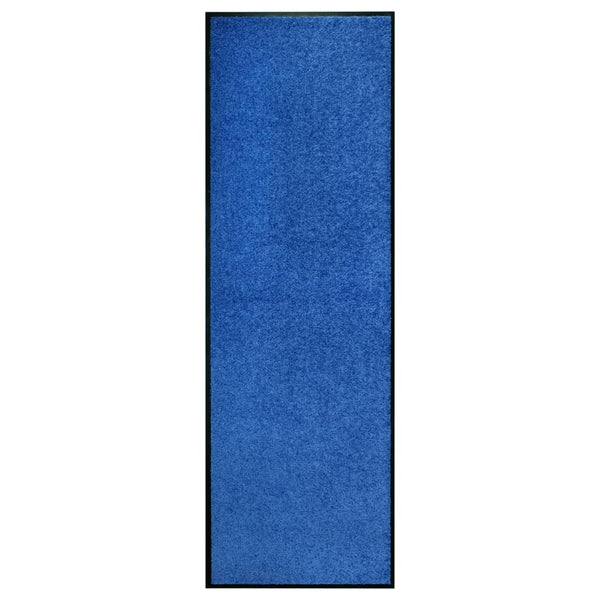 Blauer Fußabtreter Chisnar 60x180cm (waschbar)
