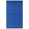 Blauer Fußabtreter Chisnar 90x150cm (waschbar)