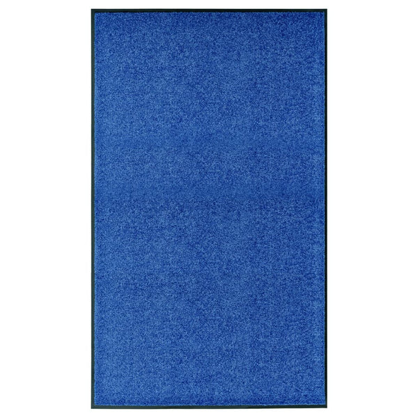 Blauer Fußabtreter Chisnar 90x150cm (waschbar)