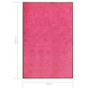 Pinkte Fußmatte Chisnar 120x180cm (waschbar)