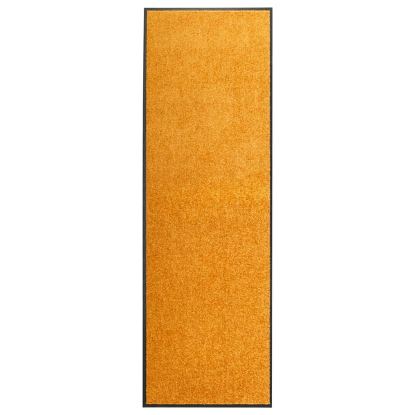 Orangene waschbare Fußmatte Chisnar 60x180cm