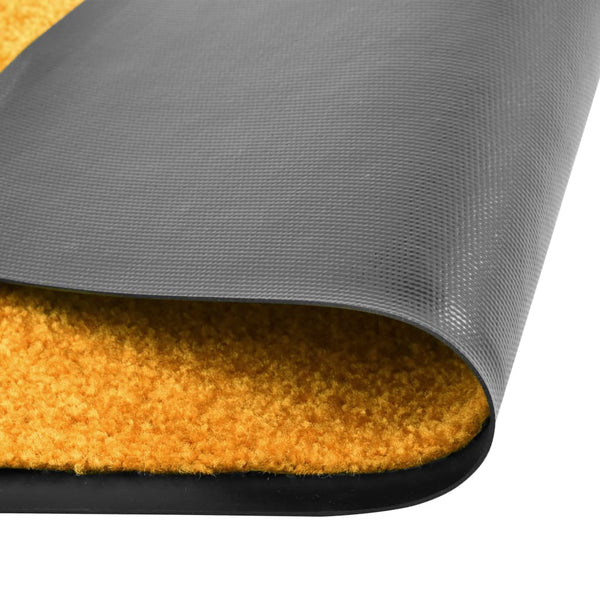 Orangene waschbare Fußmatte Chisnar 60x180cm