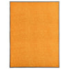 Orangene waschbare Fußmatte Chisnar 90x120cm