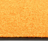 Orangene waschbare Fußmatte Chisnar 90x120cm
