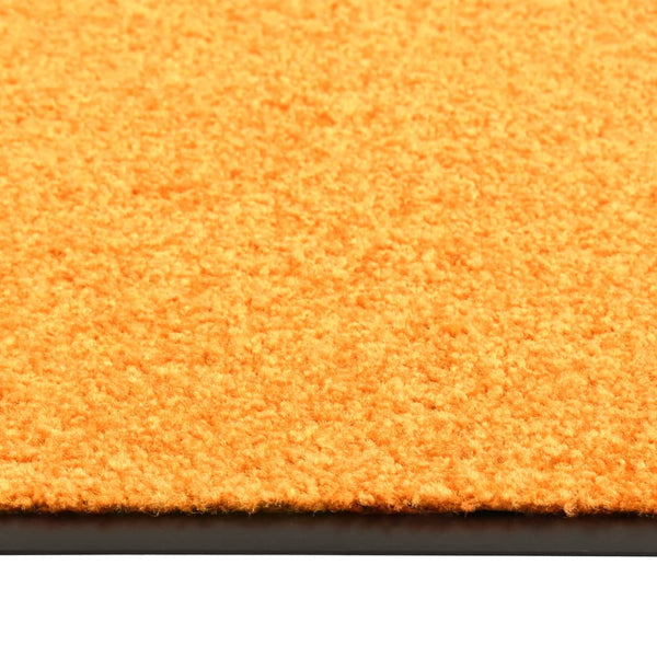 Orangene waschbare Fußmatte Chisnar 90x120cm