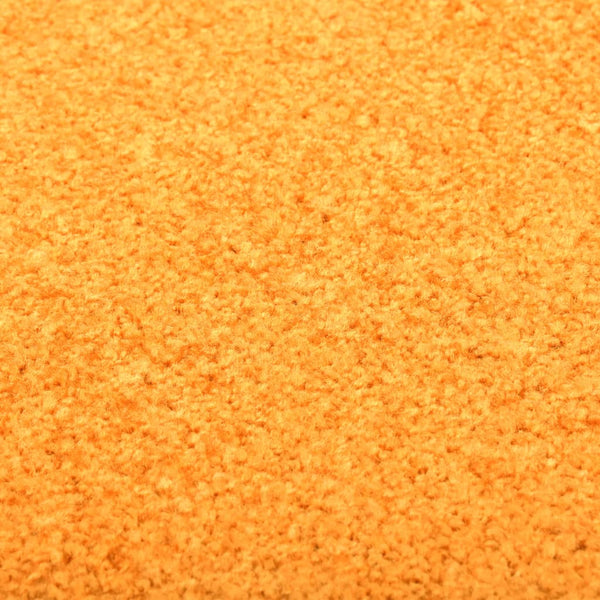 Orangene waschbare Fußmatte Chisnar 90x120cm