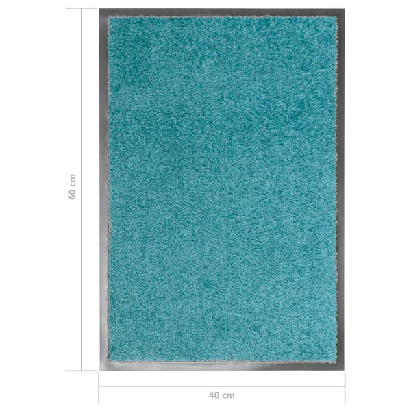 Blaugrüner abwaschbarer Chisnar Fußabtreter 40x60cm
