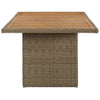 Brauner Gartentisch Blaze 200x100x74cm (Polyrattan)