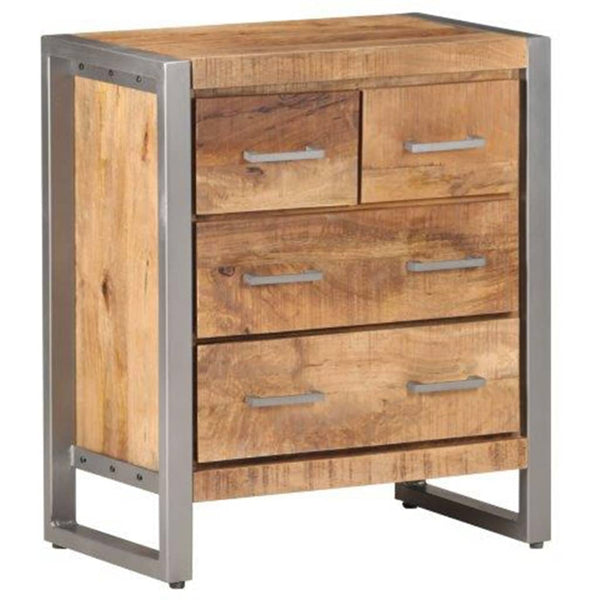 Kommode Motamede 60x35x70cm (grobes Mangoholz)