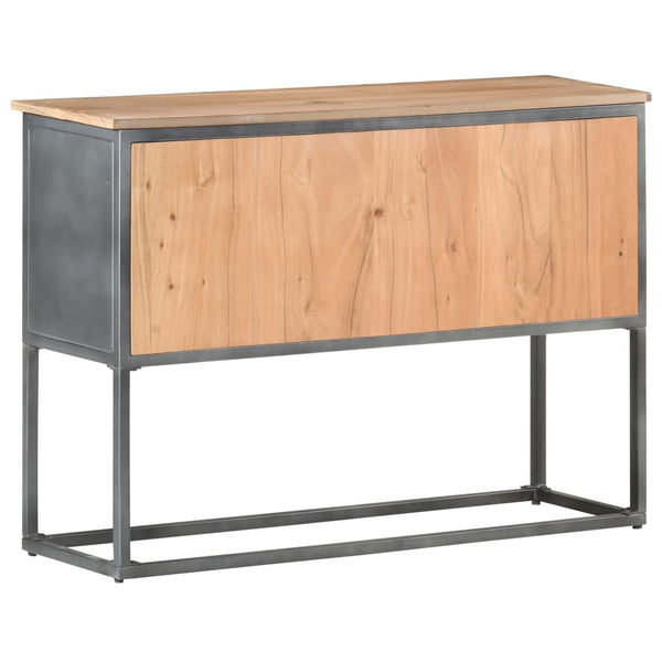 Graues Sideboard Lanz 100x30x70cm (Akazienholz)