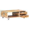 Couchtisch Iunie 89x59x33cm (Mangoholz roh)
