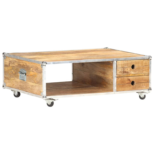 Couchtisch Iunie 89x59x33cm (Mangoholz roh)