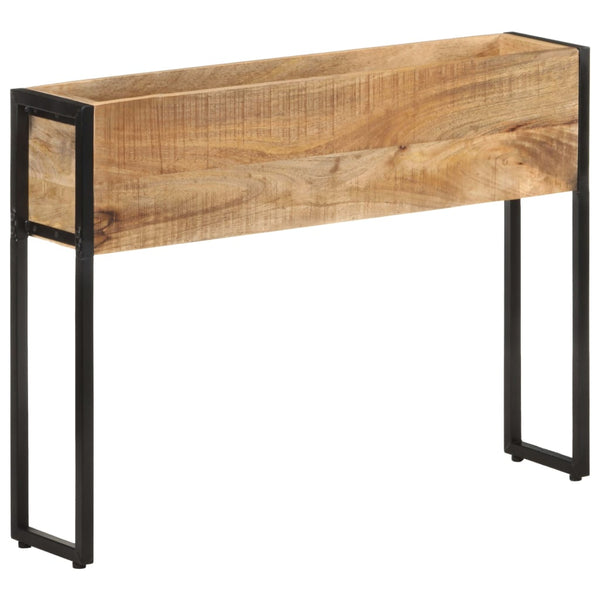 Blumenkasten Antonia 90x20x68cm (rohes Mangoholz)