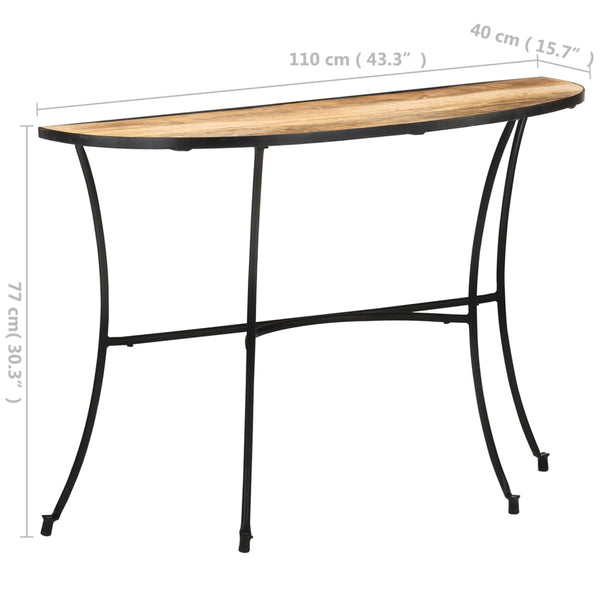 Beistelltisch Khamis 110x40x77cm (Mangoholz)