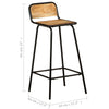 Barhocker Aktuell (2 Stk. Mangoholz)