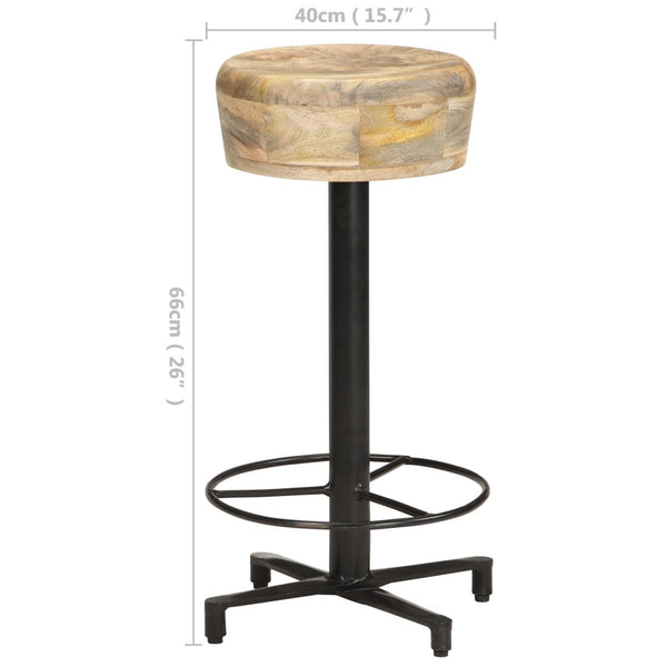 Barhocker Olvian 66cm (2 Stk. Mangoholz)