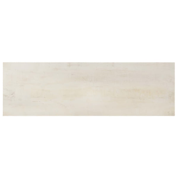 Weißer Konsolentisch Vantu 115x35x77cm (raues Mangoholz)
