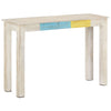 Weißer Konsolentisch Vantu 115x35x77cm (raues Mangoholz)