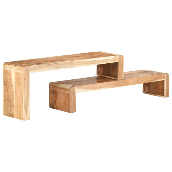 TV-Möbel Sevastean (2-teilig, Akazienholz)