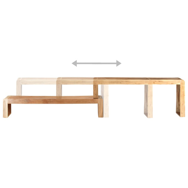 TV-Möbel Sevastean (2-teilig, Akazienholz)