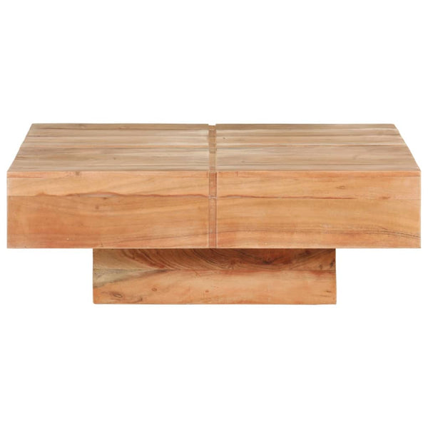 Couchtisch Darrell 80x80x28cm (Akazienholz)
