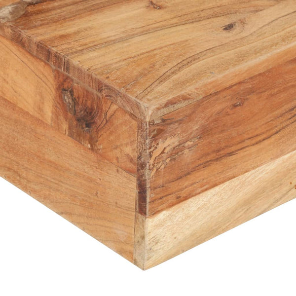 Couchtisch Darrell 80x80x28cm (Akazienholz)