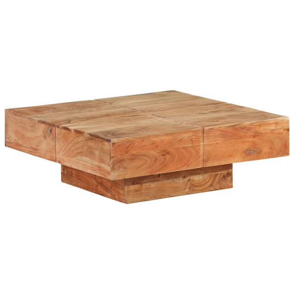 Couchtisch Darrell 80x80x28cm (Akazienholz)