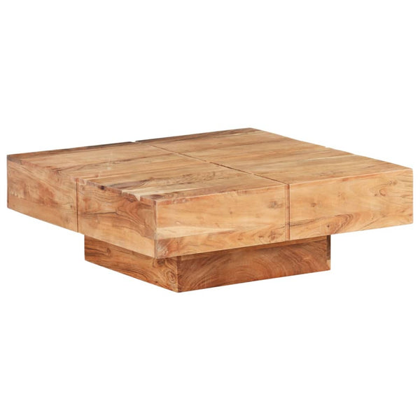 Couchtisch Darrell 80x80x28cm (Akazienholz)