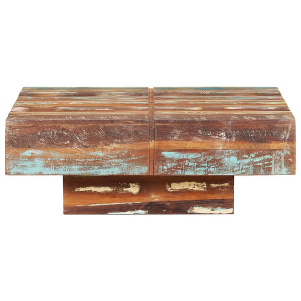 Couchtisch Darrell 80x80x28cm (Recyclingholz)