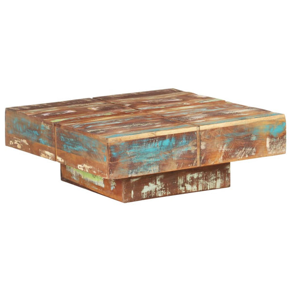 Couchtisch Darrell 80x80x28cm (Recyclingholz)