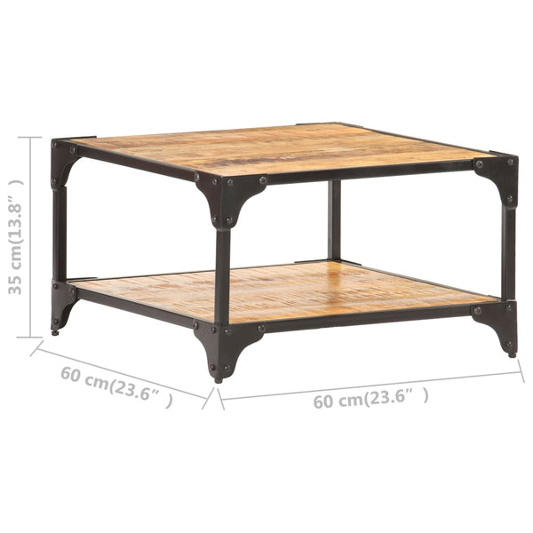 Couchtisch Reluc 60x60x35cm (Mangoholz)