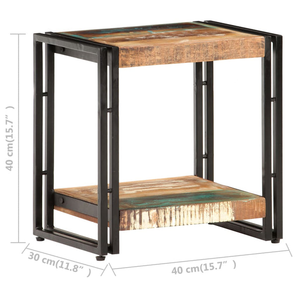 Beistelltisch Dalben 40x30x40cm (recyceltes Massivholz)