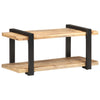 TV-Lowboard Temucin 90x40x40cm (Mangoholz, rau)