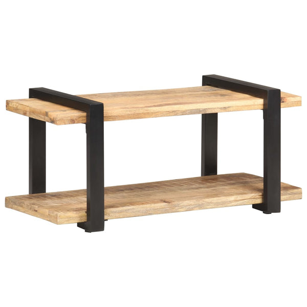 TV-Lowboard Temucin 90x40x40cm (Mangoholz, rau)