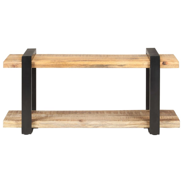 TV-Lowboard Temucin 90x40x40cm (Mangoholz, rau)