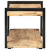 TV-Lowboard Temucin 90x40x40cm (Mangoholz, rau)