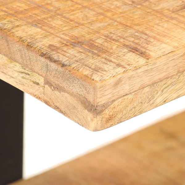 TV-Lowboard Temucin 90x40x40cm (Mangoholz, rau)