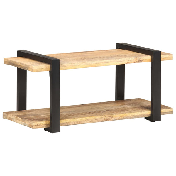 TV-Lowboard Temucin 90x40x40cm (Mangoholz, rau)