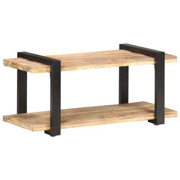 TV-Lowboard Temucin 90x40x40cm (Mangoholz, rau)