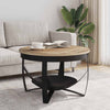 Couchtisch Minella Ø 68x43cm (Raues Mangoholz)