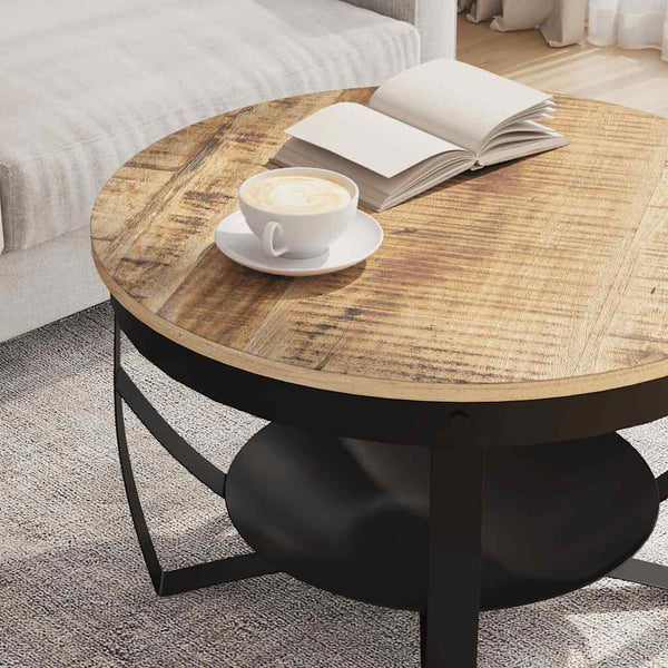 Couchtisch Minella Ø 68x43cm (Raues Mangoholz)
