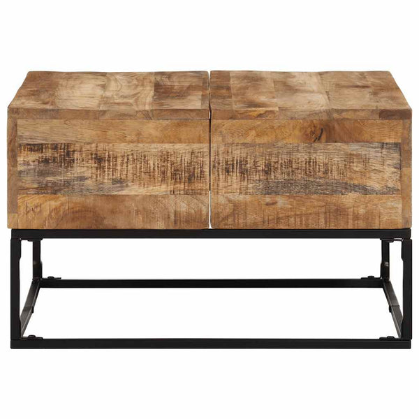 Sohvapöytä Kya 68x68x41cm (karkea mangopuu)