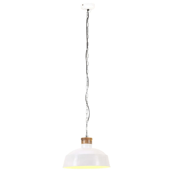 Valkoinen teollistyylinen riippuvalaisin Dragomirescu 58cm (e27)
