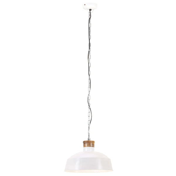 Valkoinen teollistyylinen riippuvalaisin Dragomirescu 58cm (e27)