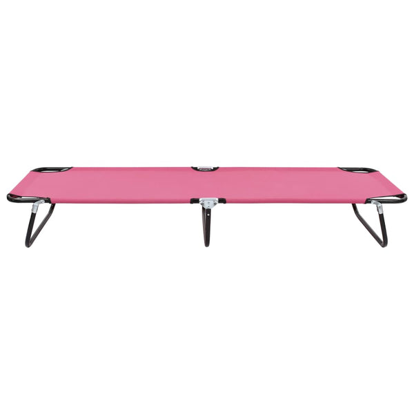 Pinkfarbener Klappsonnenliege Margarita (Stahl)