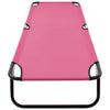 Pinkfarbener Klappsonnenliege Margarita (Stahl)