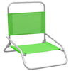 Grüne, klappbare Strandstühle Elfidiu (2er-Set)