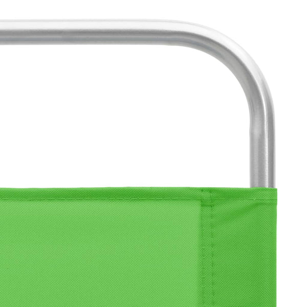 Grüne, klappbare Strandstühle Elfidiu (2er-Set)