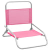 Pinkfarbene Klappstrandstühle Elfidiu (2 Stück)