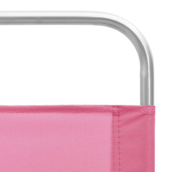 Pinkfarbene Klappstrandstühle Elfidiu (2 Stück)
